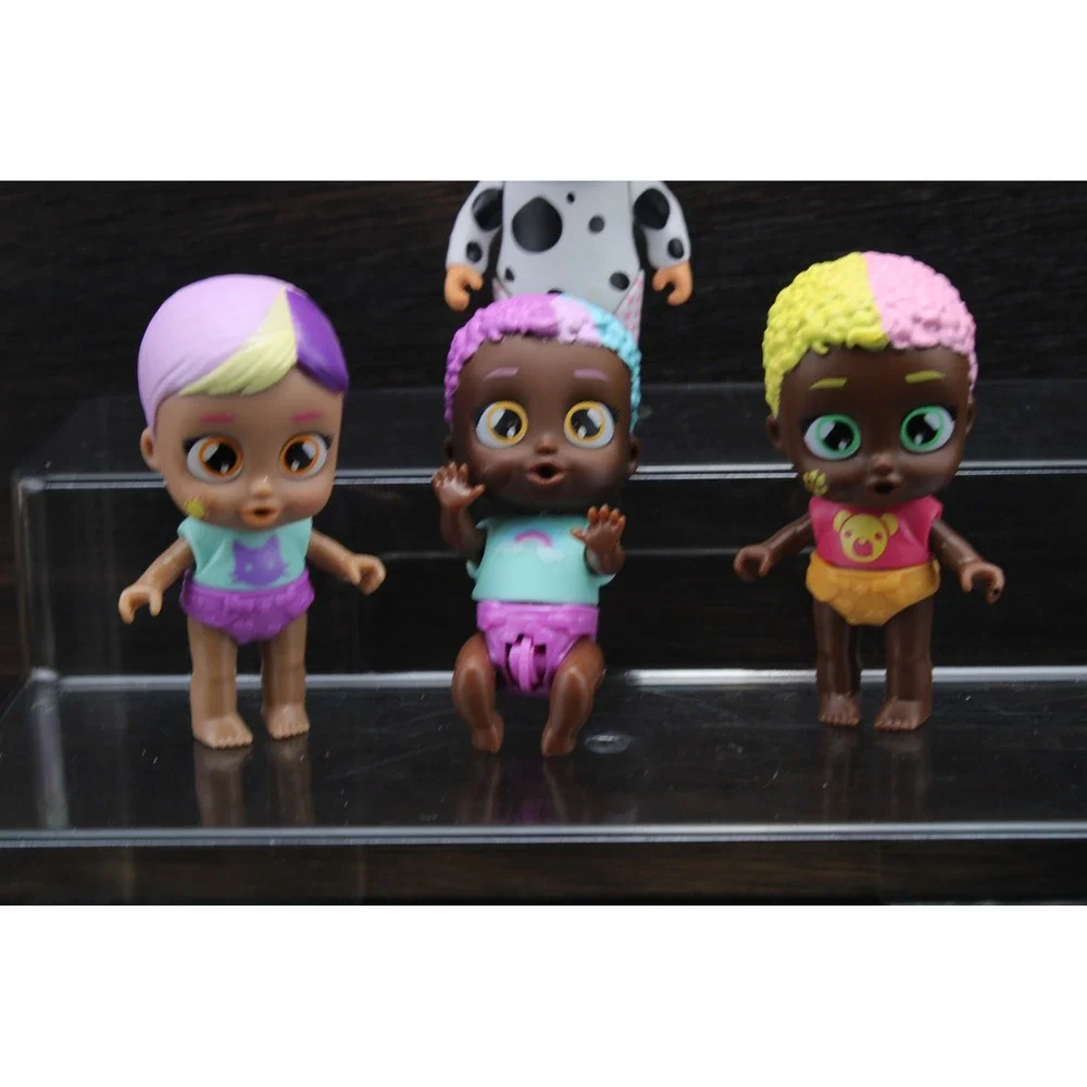 Cry‎ Babies Magic Tears Doll Lot Dalmatian and 3 Mini Figures Collectible Toys